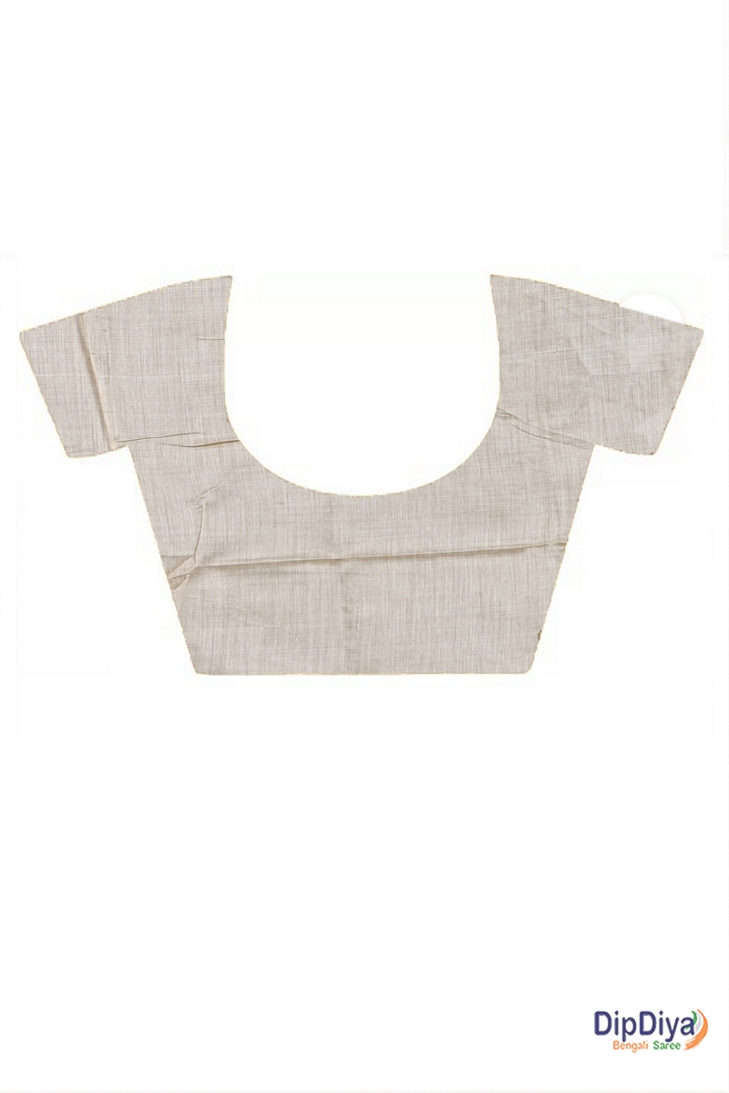 Cream Cotton Silk Parmix Hand Loom Saree (364)